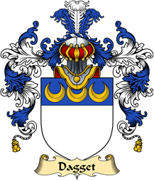 English Family Coat of Arms (v.25) Dagget (t)