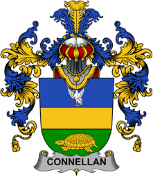 Irish Family Coat of Arms (v.25b) Connellan or O