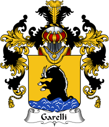 Italian Family Coat of Arms (v.25b) Garelli