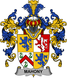 Irish Family Coat of Arms (v.25b) Mahony or O