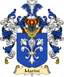 Italian Family Coat of Arms (v.25a) Marini