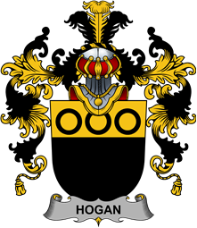 Irish Family Coat of Arms (v.25b) Hogan or O
