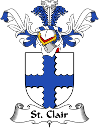 Coat of Arms from Scotland for St. Clair