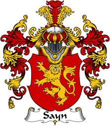 German Wappen Coat of Arms (v.25) Sayn