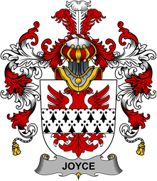Irish Family Coat of Arms (v.25b) Joyce