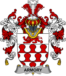 Irish Family Coat of Arms (v.25b) Armory