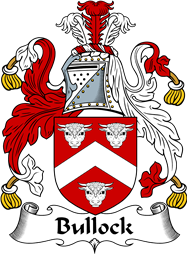 English Coat of Arms for the family Bullock