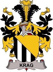 Coat of arms used by the Danish family Krag