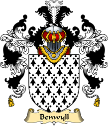 Welsh Family Coat of Arms (v.25) Benwyll (or Benweill)