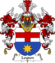 German Wappen Coat of Arms (v.25) Leyden (Von)