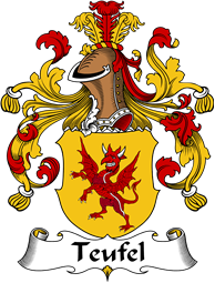 German Wappen Coat of Arms for Teufel