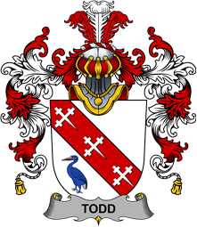 Irish Family Coat of Arms (v.25b) Todd or Tod
