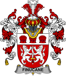 Irish Family Coat of Arms (v.25b) Finucane or McFinucane