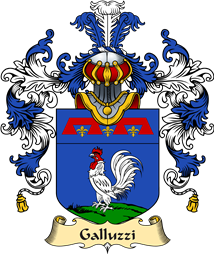 Italian Family Coat of Arms (v.25a) Galluzzi