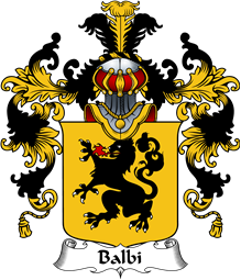 Italian Family Coat of Arms (v.25b) Balbi