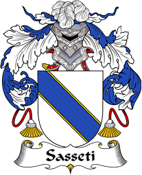 Portuguese Coat of Arms for Sasseti