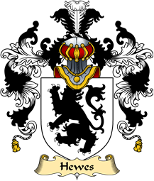 English Family Coat of Arms (v.25) Hewes or Hues