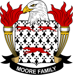 Coat of arms used by the Moore family in the United States of America