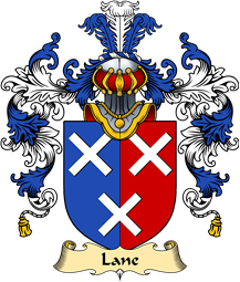 English Family Coat of Arms (v.25) Lane