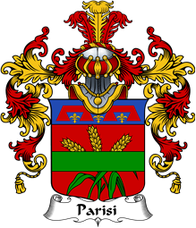 Italian Family Coat of Arms (v.25b) Parisi