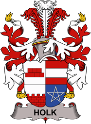 Coat of arms used by the Danish family Holk