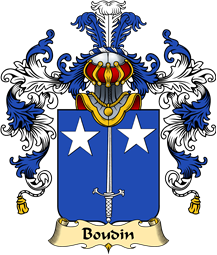 French Family Coat of Arms (v.25) Boudin