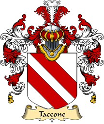 Italian Family Coat of Arms (v.25a) Taccone