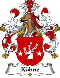 German Wappen Coat of Arms for Kühne