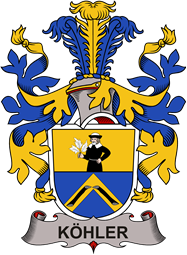 Swedish Coat of Arms for Köhler