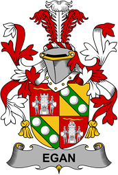 Irish Coat of Arms for Egan or McEgan