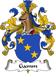 German Wappen Coat of Arms for Gamm