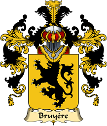 French Family Coat of Arms (v.25) Bruyère