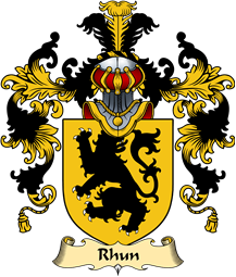 Welsh Family Coat of Arms (v.25) Rhun (AP GRONWY)