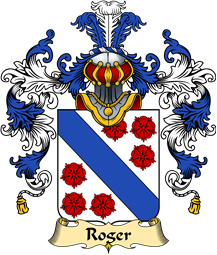 French Family Coat of Arms (v.25) Roger