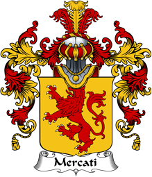 Italian Family Coat of Arms (v.25b) Mercati