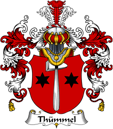 German Wappen Coat of Arms (v.25) Thümmel