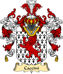 Italian Family Coat of Arms (v.25a) Caccini