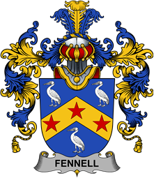 Irish Family Coat of Arms (v.25b) Fennell or O