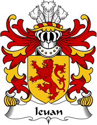 Welsh Coat of Arms for Ieuan (AP GRUFFUDD)