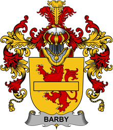 Irish Family Coat of Arms (v.25b) Barby