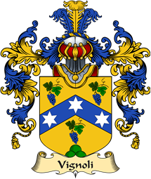 Italian Family Coat of Arms (v.25a) Vignoli