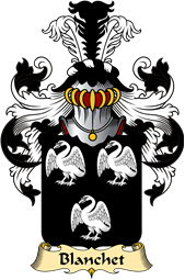 French Family Coat of Arms (v.23) for Blanchet