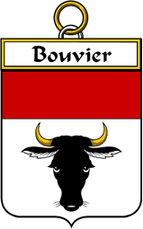 French Coat of Arms Badge for Bouvier