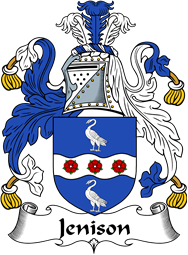 Irish Coat of Arms for Jenison or Jenyson