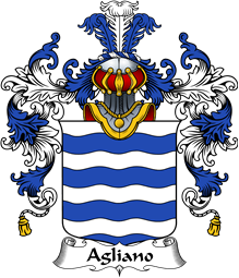 Italian Family Coat of Arms (v.25b) Agliano