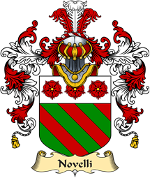 Italian Family Coat of Arms (v.25a) Novelli