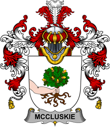 Irish Family Coat of Arms (v.25b) McCluskie or McCloskie