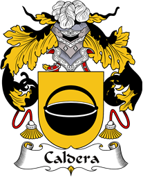 Spanish Coat of Arms for Caldera or Caldeira