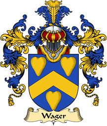 English Family Coat of Arms (v.25) Wager