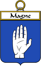 French Coat of Arms Badge for Magne